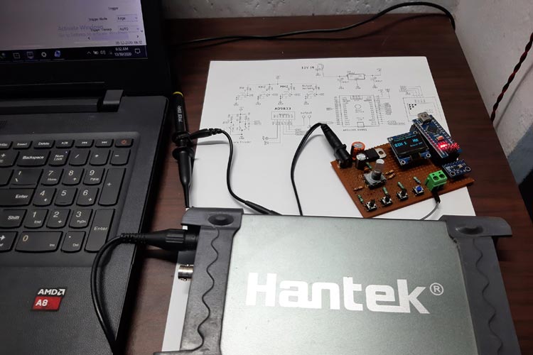 AD9833 Based Function Generator