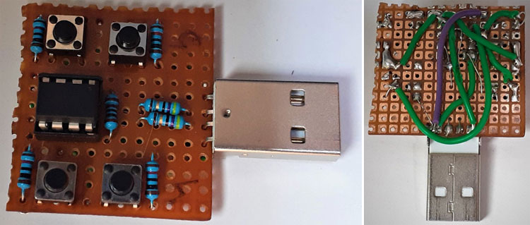 ATtiny85 Automatic Login System 