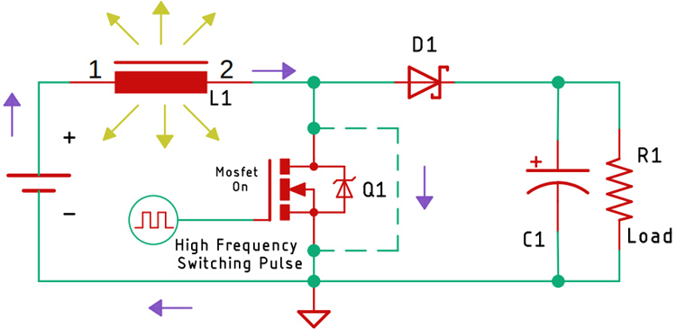 Boost Converter Circuit Working