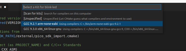 Cross Compile Toolchain for Raspberry Pi Pico