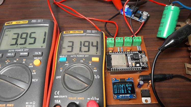 ESP32 Based Efficiency Meter Working