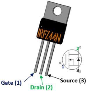 IRFZ44N Pinout