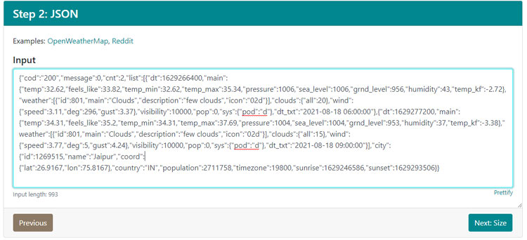 JSON Data