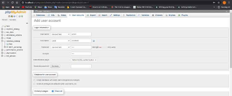 Setting Up PHPMyAdmin