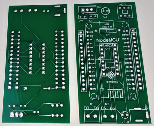 NodeMCU Motor Driver Shield PCB