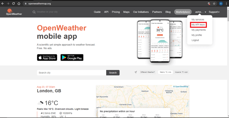 OpenWeather App