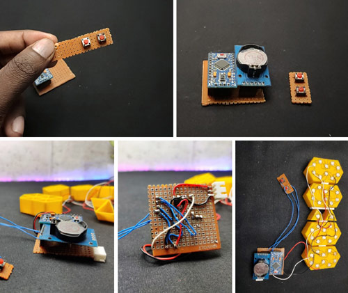 Rainbow Clock Circuit Board