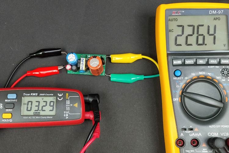 Testing SMPS Input Output Voltage 