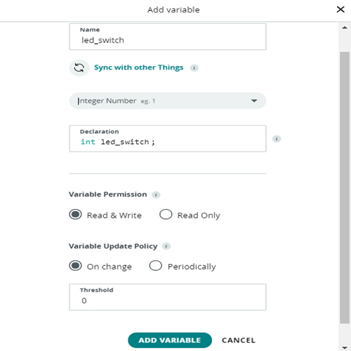 Setup Arduino Cloud IoT