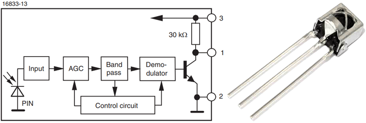 TSOP38238 IR Receiver