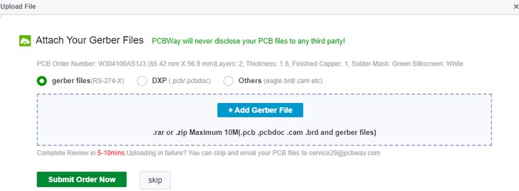 PCBWay Online Gerber Viewer