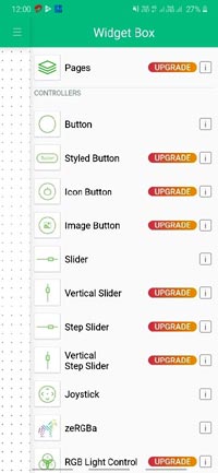 Creating Blynk Mobile Dashboard