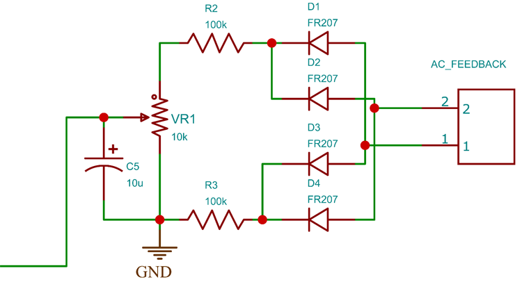 Sinewave Inverter Feedback Circuit