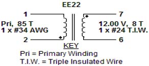 Transformer Construction Circuit Diagram