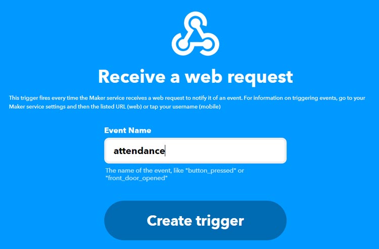 Webhooks Web Service Recieve