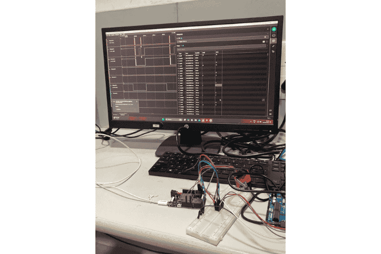 AI Threat Detection LoRa Testing Using Logic Analyzer