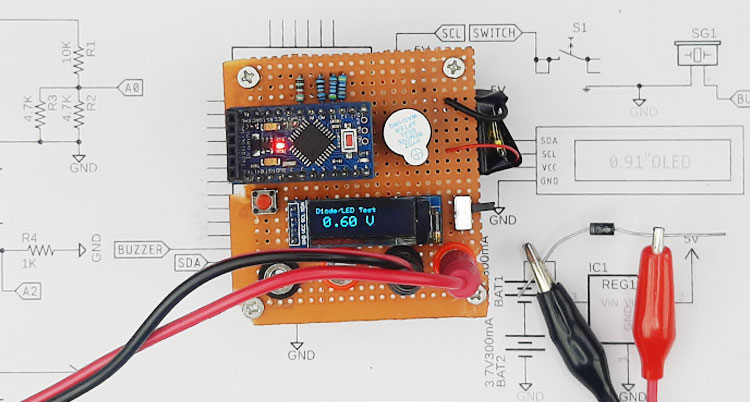 Digital Meter Diode LED Testing