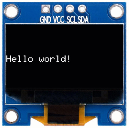 Displaying Text on OLED Display