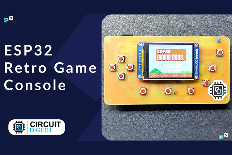 DIY Handheld Retro Gaming Console using ESP32