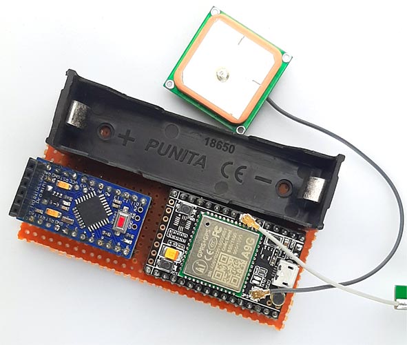 GPS tracker Circuit