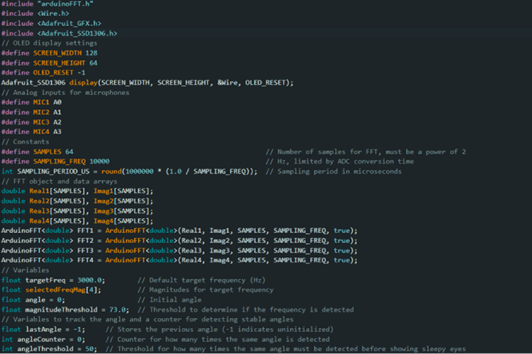 Library Initialization of Arduino Sound Direction Detection Project