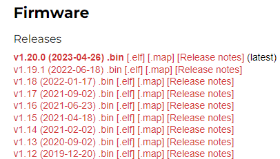 MicroPython firmwares