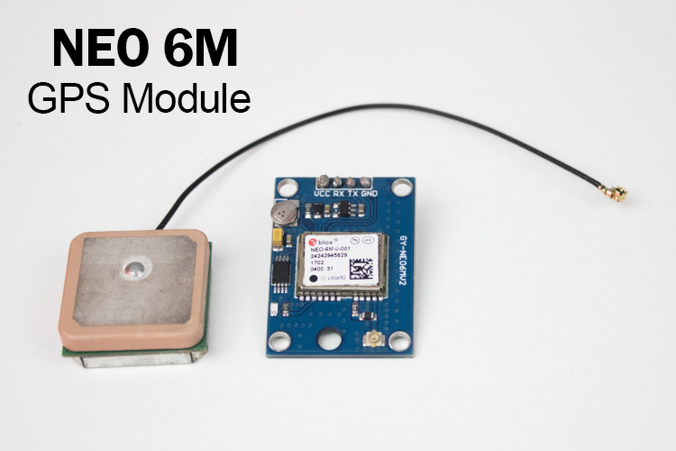 Image showing Neo 6M GPS Module with antenna