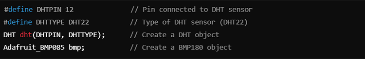 Sensor Configuration