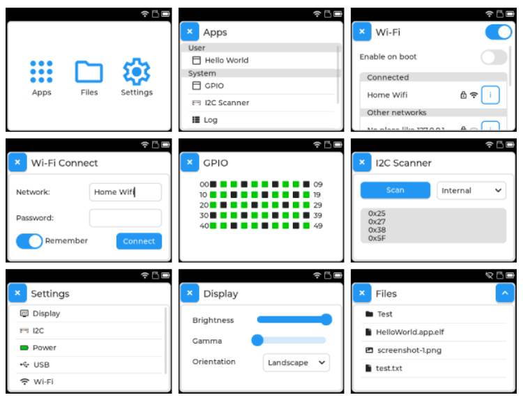 Tactility OS GUI