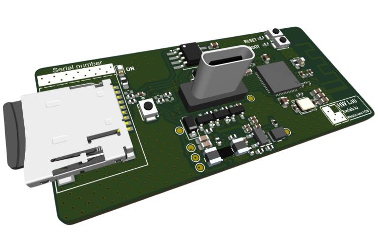 WebScreen PCB