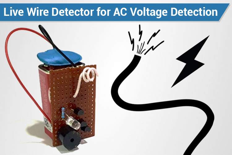 Live Wire Detector for Contactless AC Voltage Detection 