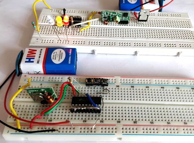 RF Transmitter and Receiver Circuit