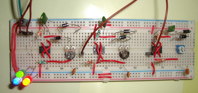 RGB LED Bulb using 555 Timer ICs