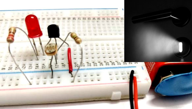 Simple Keyhole Lighting Device Circuit