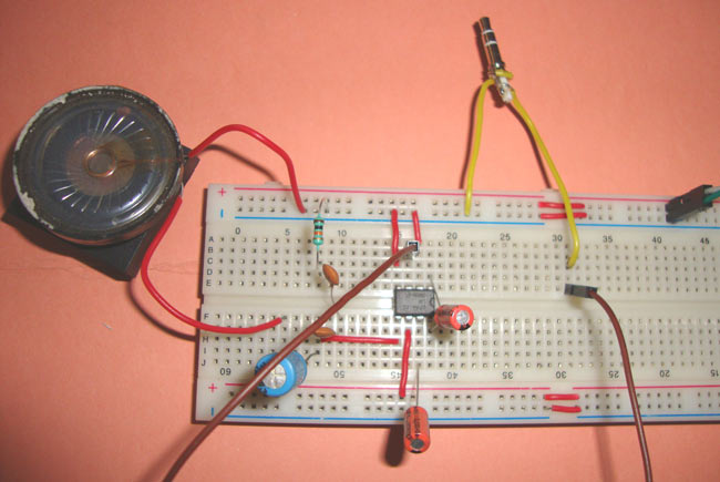 Audio Amplifier: Small Loudspeaker for Computer or Cell Phone