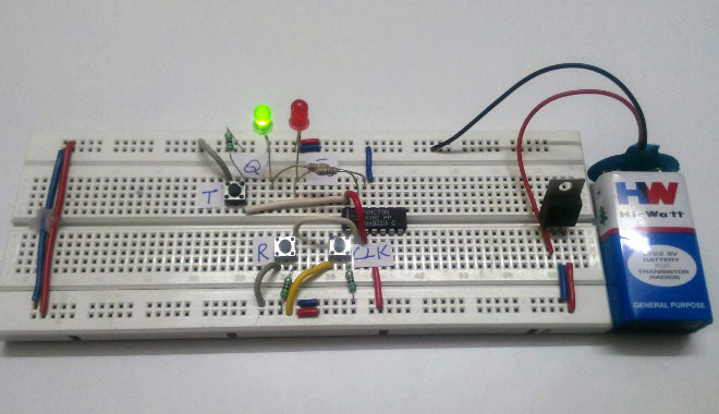 T Flip-Flop: Circuit, Truth Table and Working