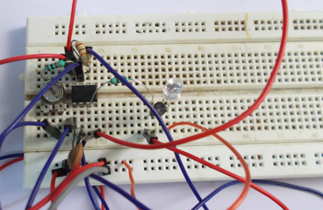 TV Remote Control Signal Jammer Circuit using IC 555