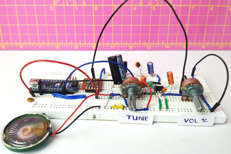 Arduino Based FM Radio using RDA5807