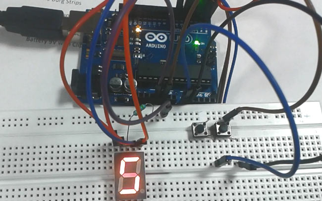 Digital Dice using Arduino