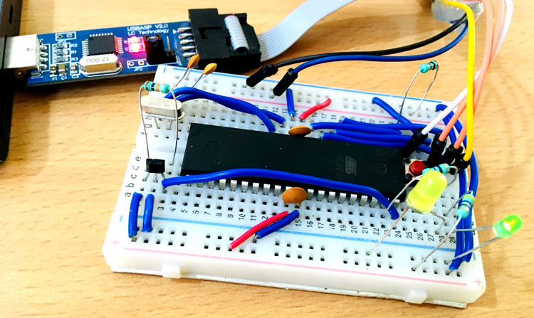 Hall Sensor Interfacing with AVR Microcontroller ATmega16