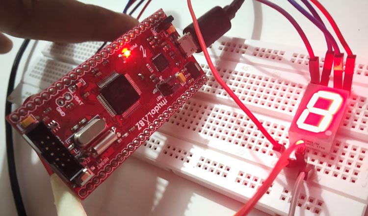 Interfacing Seven Segment Display with ARM7-LPC2148