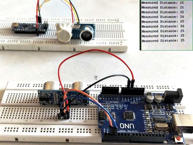 How To Measure Distance Between Two Ultrasonic Sensors