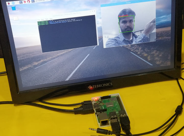 Real Time Face Recognition with Raspberry Pi and OpenCV