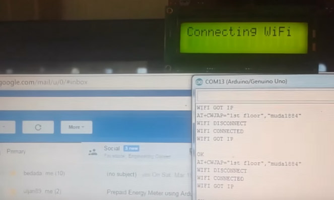 Sending Email using Arduino Uno and ESP8266 Wi-Fi Module