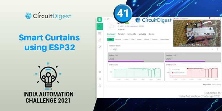 ESP32 Based Smart Curtains