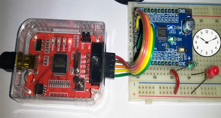 Timer Interfacing in Nuvoton N76E003 Microcontroller