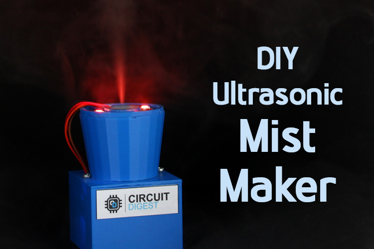 DIY Ultrasonic Mist Maker using ESP8266