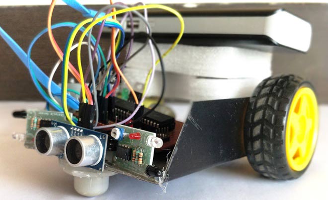 Obstacle Avoiding Robot using PIC Microcontroller