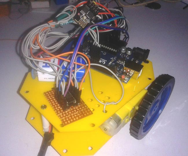 WiFi Controlled Robot using Arduino