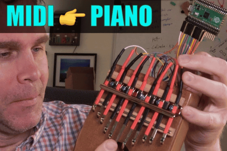 Finger MIDI Piano using Raspberry Pi Pico